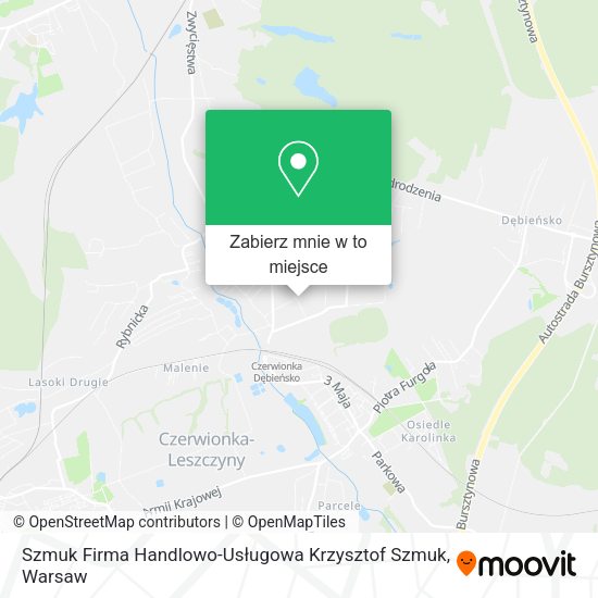 Mapa Szmuk Firma Handlowo-Usługowa Krzysztof Szmuk