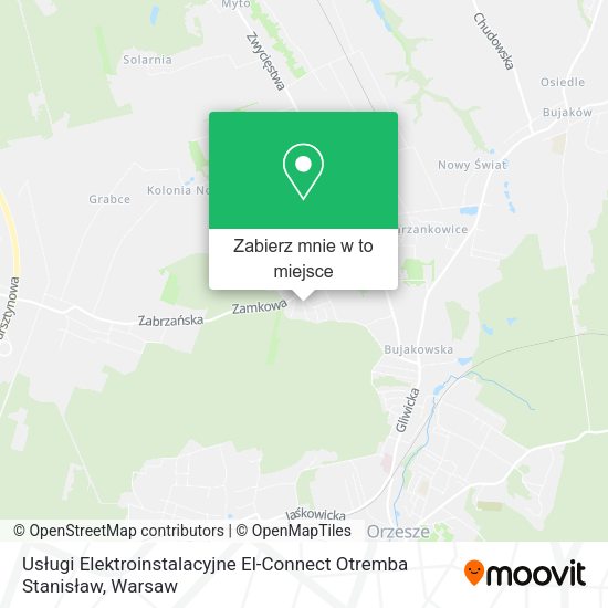 Mapa Usługi Elektroinstalacyjne El-Connect Otremba Stanisław