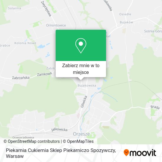 Mapa Piekarnia Cukiernia Sklep Piekarniczo Spozywczy