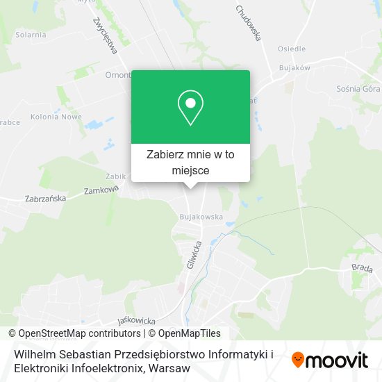 Mapa Wilhelm Sebastian Przedsiębiorstwo Informatyki i Elektroniki Infoelektronix