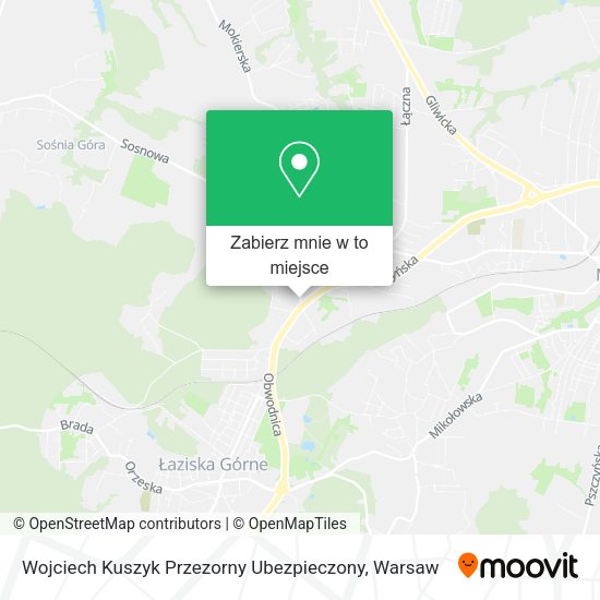 Mapa Wojciech Kuszyk Przezorny Ubezpieczony