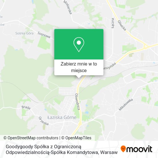 Mapa Goodygoody Spółka z Ograniczoną Odpowiedzialnością-Spółka Komandytowa