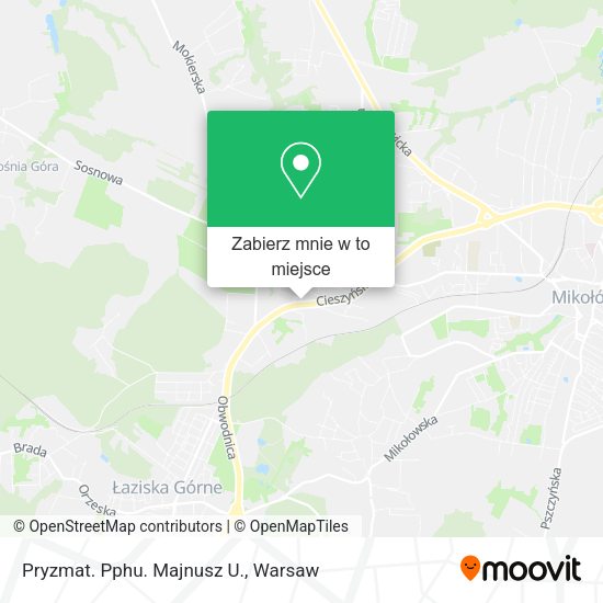 Mapa Pryzmat. Pphu. Majnusz U.