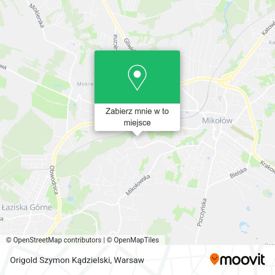 Mapa Origold Szymon Kądzielski