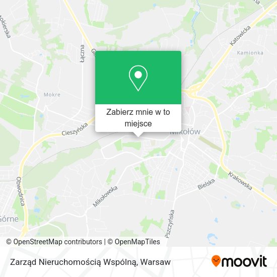 Mapa Zarząd Nieruchomością Wspólną