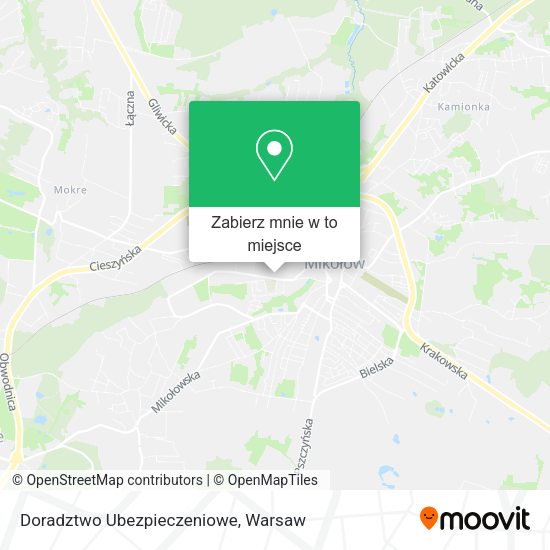 Mapa Doradztwo Ubezpieczeniowe