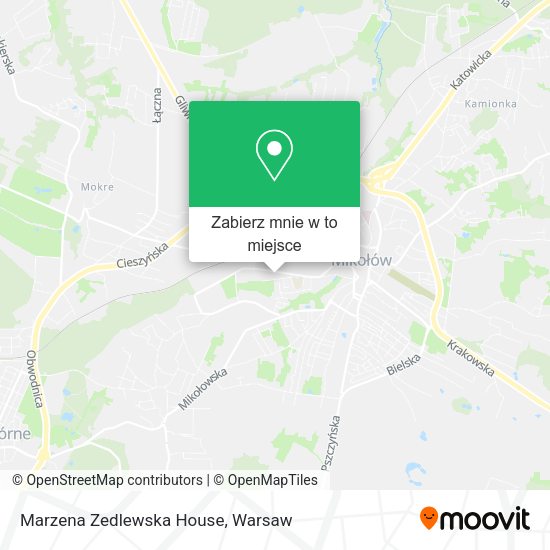 Mapa Marzena Zedlewska House