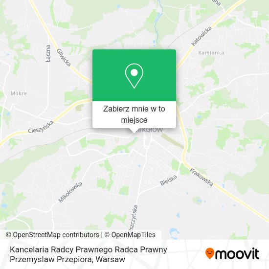 Mapa Kancelaria Radcy Prawnego Radca Prawny Przemyslaw Przepiora