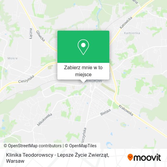 Mapa Klinika Teodorowscy - Lepsze Życie Zwierząt