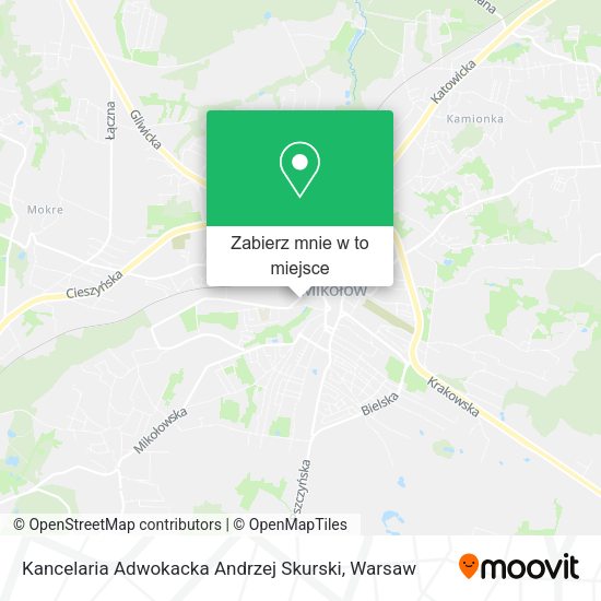 Mapa Kancelaria Adwokacka Andrzej Skurski