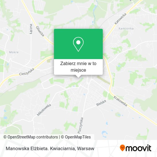 Mapa Manowska Elżbieta. Kwiaciarnia