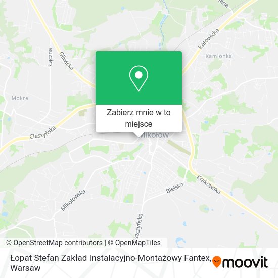 Mapa Łopat Stefan Zakład Instalacyjno-Montażowy Fantex