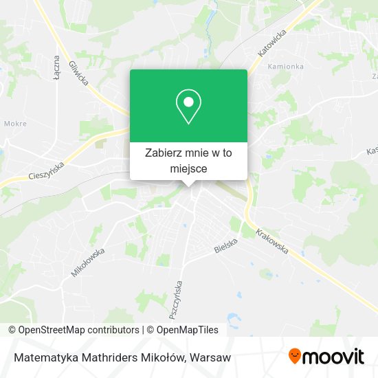 Mapa Matematyka Mathriders Mikołów