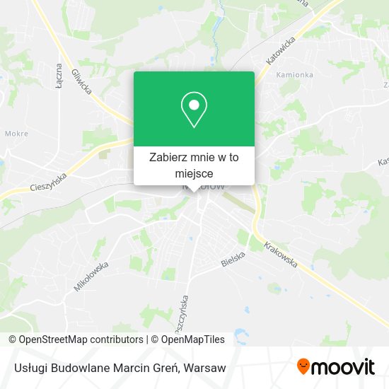 Mapa Usługi Budowlane Marcin Greń