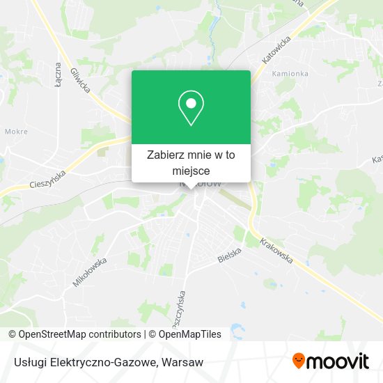 Mapa Usługi Elektryczno-Gazowe