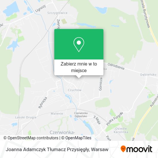 Mapa Joanna Adamczyk Tłumacz Przysięgły