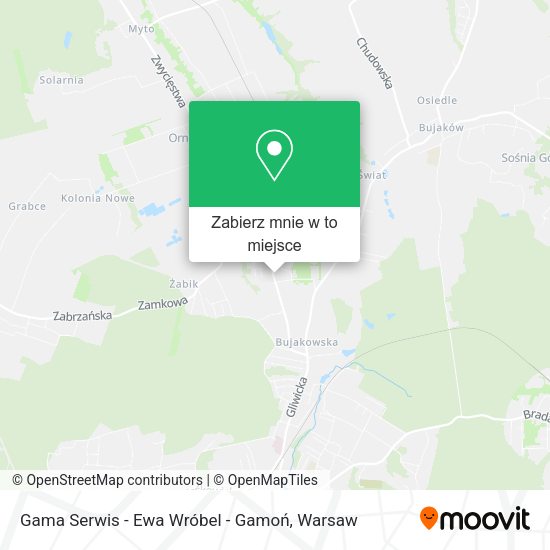 Mapa Gama Serwis - Ewa Wróbel - Gamoń