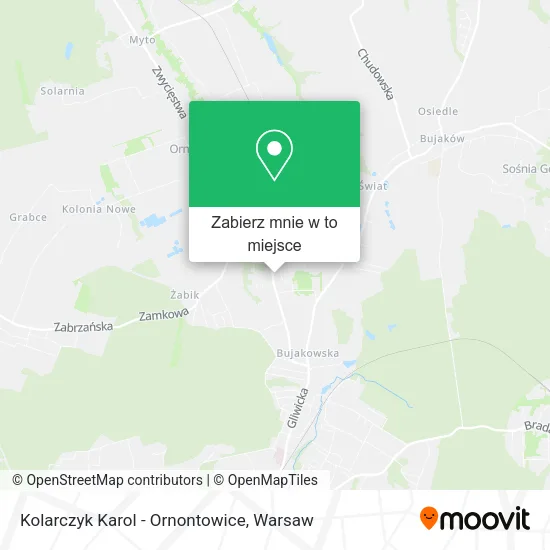 Mapa Kolarczyk Karol - Ornontowice