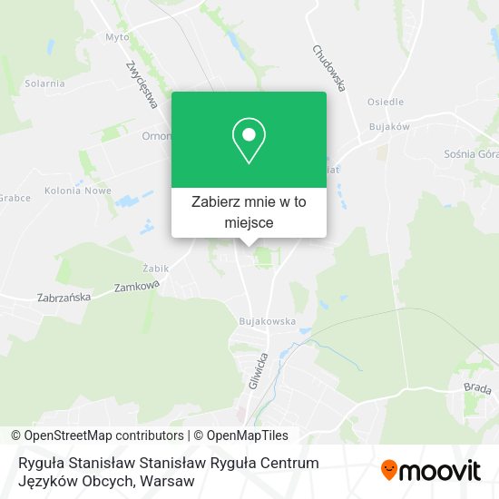 Mapa Ryguła Stanisław Stanisław Ryguła Centrum Języków Obcych