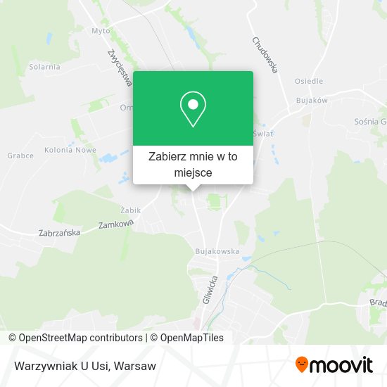 Mapa Warzywniak U Usi