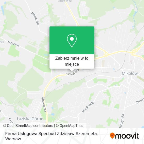 Mapa Firma Usługowa Specbud Zdzisław Szeremeta