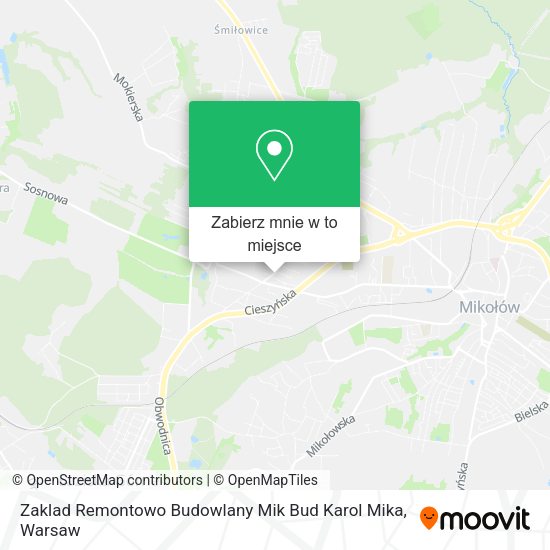 Mapa Zaklad Remontowo Budowlany Mik Bud Karol Mika