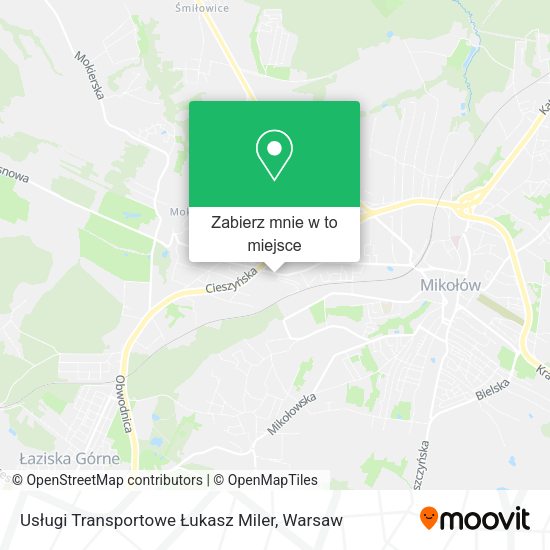 Mapa Usługi Transportowe Łukasz Miler