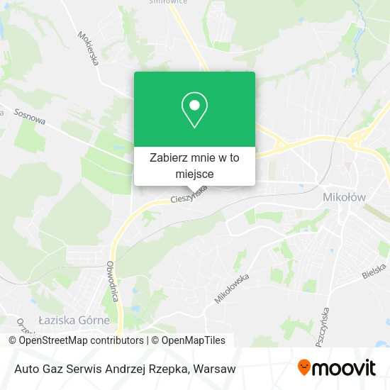 Mapa Auto Gaz Serwis Andrzej Rzepka