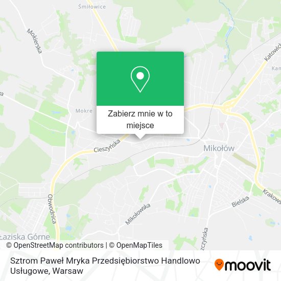 Mapa Sztrom Paweł Mryka Przedsiębiorstwo Handlowo Usługowe