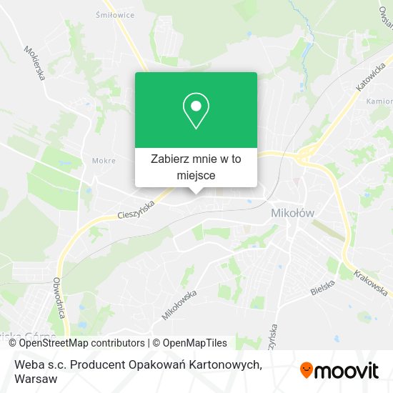 Mapa Weba s.c. Producent Opakowań Kartonowych