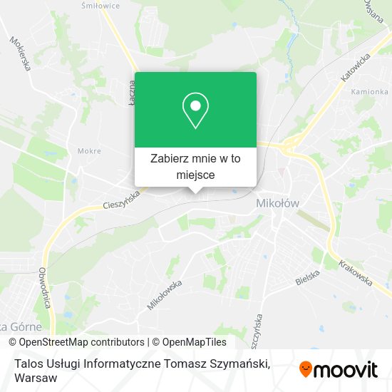 Mapa Talos Usługi Informatyczne Tomasz Szymański