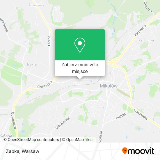 Mapa Zabka