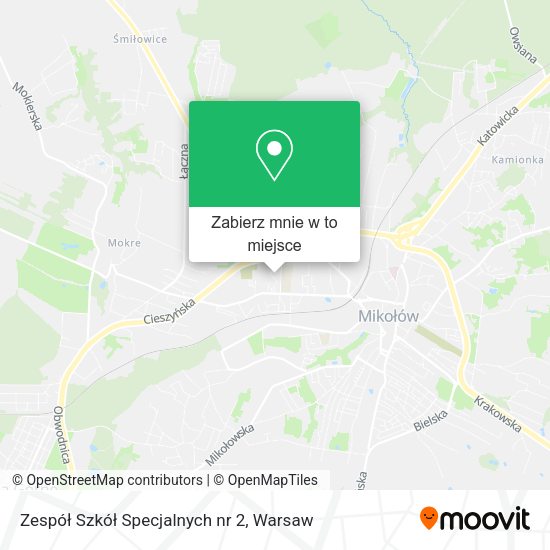 Mapa Zespół Szkół Specjalnych nr 2