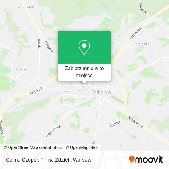 Mapa Celina Czopek Firma Zdzich