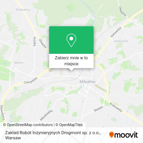 Mapa Zakład Robót Inżynieryjnych Drogmont sp. z o.o.