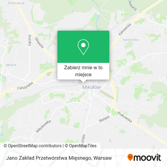 Mapa Jano Zakład Przetwórstwa Mięsnego