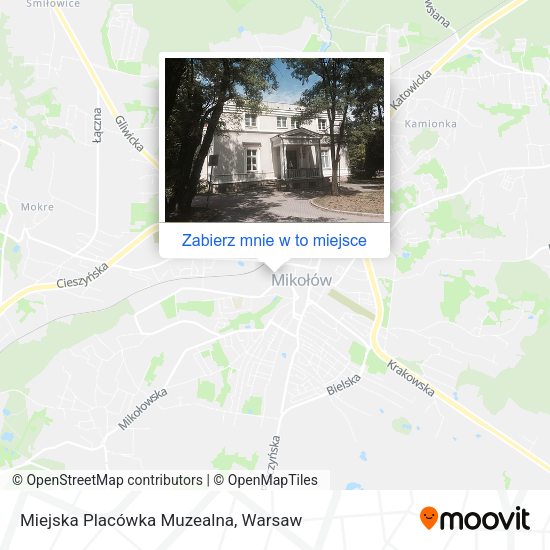 Mapa Miejska Placówka Muzealna