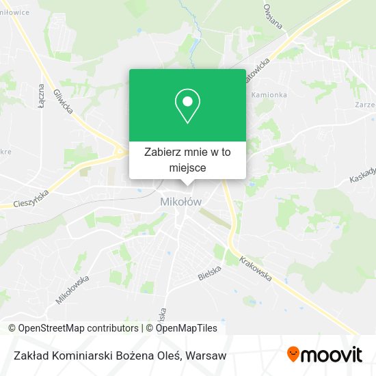 Mapa Zakład Kominiarski Bożena Oleś