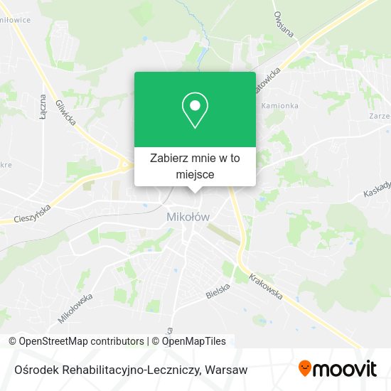 Mapa Ośrodek Rehabilitacyjno-Leczniczy