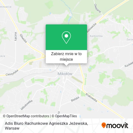 Mapa Adis Biuro Rachunkowe Agnieszka Jeżewska