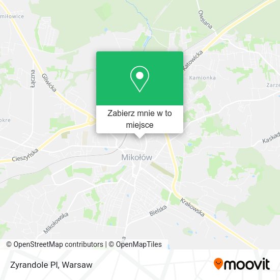 Mapa Zyrandole Pl