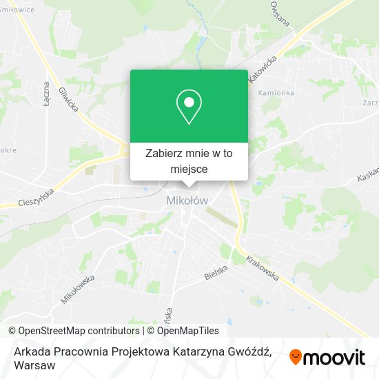 Mapa Arkada Pracownia Projektowa Katarzyna Gwóźdź