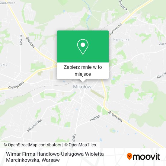 Mapa Wimar Firma Handlowo-Usługowa Wioletta Marcinkowska