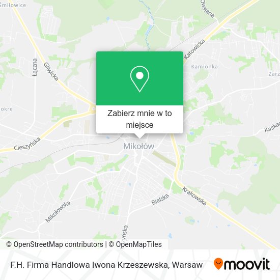 Mapa F.H. Firma Handlowa Iwona Krzeszewska