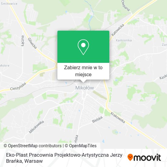 Mapa Eko-Plast Pracownia Projektowo-Artystyczna Jerzy Brańka