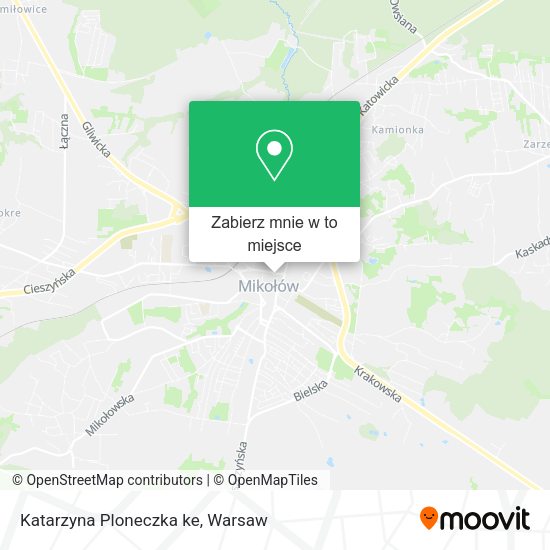 Mapa Katarzyna Ploneczka ke