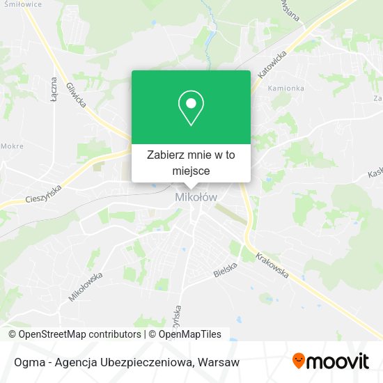 Mapa Ogma - Agencja Ubezpieczeniowa