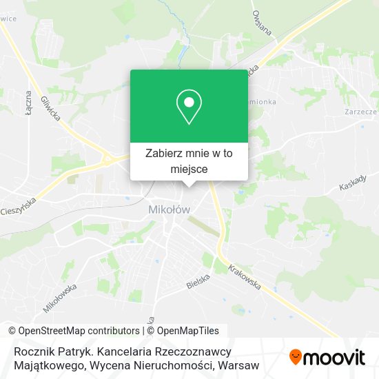 Mapa Rocznik Patryk. Kancelaria Rzeczoznawcy Majątkowego, Wycena Nieruchomości