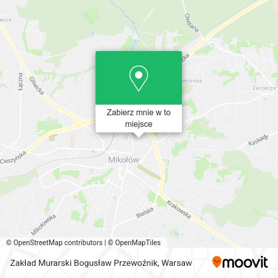 Mapa Zakład Murarski Bogusław Przewoźnik