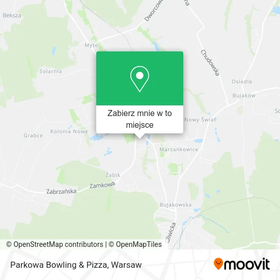 Mapa Parkowa Bowling & Pizza